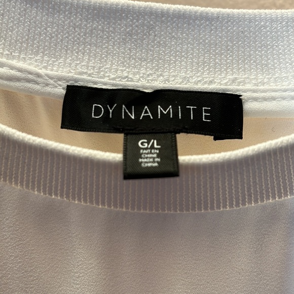 Dynamite white top size L - Picture 3 of 4